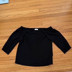 Babaton Black off the shoulder top